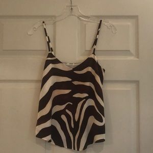 Mara Hoffman Zebra Print Top- Size XS